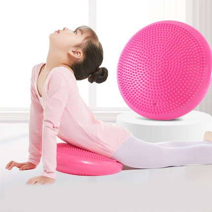 Надувной Массажный коврик для йоги, диаметр 33,5 см