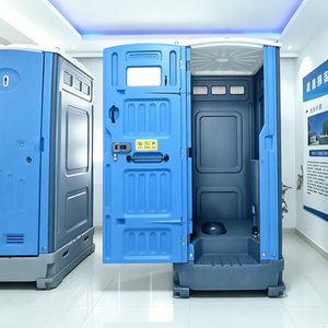 Toilettes publiques portables en plastique HDPE, design moderne, les plus vendues, unités mobiles avec toilettes à la turque portables pour usage extérieur - Product Image 2