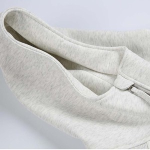 Felpa con cappuccio Yali 500GSM pesante, con <span class=keywords><strong>mezza</strong></span> <span class=keywords><strong>zip</strong></span>, vestibilità cropped, in stock, personalizzabile con logo, streetwear da <span class=keywords><strong>uomo</strong></span> - Product Image 6