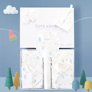 Conjunto de Ropa para Recién Nacido 100% Algodón Orgánico Traje Infantil Ropa para Niño y Niña Peleles Ropa de Dormir para <span class=keywords><strong>Bebé</strong></span> Embalaje de Regalo - Product Image 3
