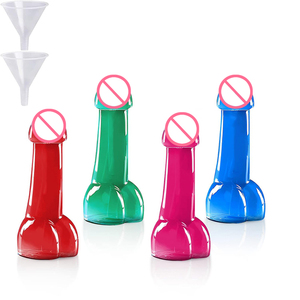 Verres à cocktail fantaisie en forme de pénis, verre à martini en forme de pénis, tasse à bière, verre à vin portable pour enterrement de vie de garçon, enterrement de vie de jeune fille - Product Image 1
