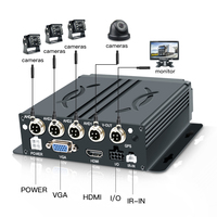 CCENTEN 4CH 8CH 720P 1080P HD DVR mobile avec carte SD étanche, WiFi 4G, GPS, pour voiture, bus, camion, véhicules, boîte noire, MDVR 8 canaux