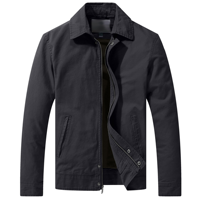 Vestes bomber pour hommes en coton 100% sur mesure, design OEM, coupe ample, poches avant, imperméables, coupe-vent, respirantes