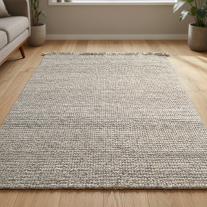 Tapis rectangulaire en laine tissé à la main, moderne, réversible, antidérapant et lavable pour entrée, couloir, bureau à domicile, hôtel - Product Image 2