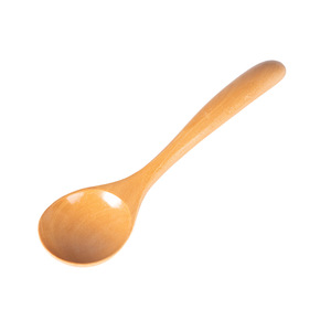 Grande cuillère à nouilles en bois de hêtre classique, écologique, à long manche, cuillère à soupe, cuillère de cuisine, louche - Product Image 3
