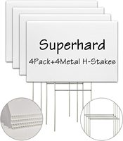 Pas cher 4 mm Logo personnalisé Impression H-stakes Yard Sign Vendor Matte Printing Waterproof Event Board for Construction Site