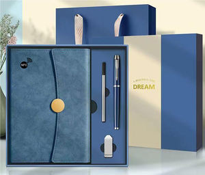 会社オフィスコーポレートギフトビジネスセットプロモーションレザーNFCチップスマートノート日記<span class=keywords><strong>3</strong></span> in 1ペンSeとボックスギフト付き - Product Image 5