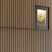 Panel WPC Modern Solusi Dinding Interior Bergaya yang Dapat Disesuaikan Papan UV Dinding Latar Belakang TV Veneer Kayu Tanpa Sambungan Tahan Kelembapan 5
