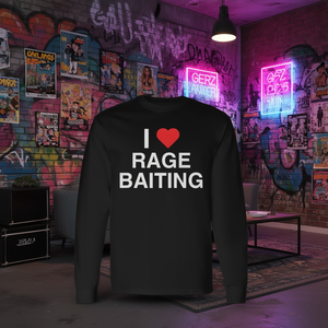T-shirt à manches longues I Love Rage Baiting, chemise Meme Gen Z - Product Image 3
