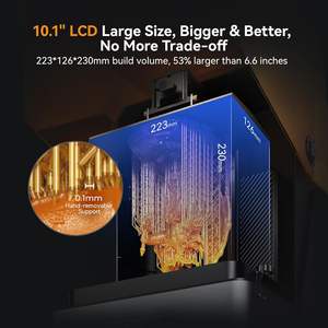 Impresora 3D de Resina Halot Mage S 14K, 220X220X250mm, Impresión MSLA SLA con Plataforma Caliente de Vidrio Templado para Modelos UV - Product Image 6