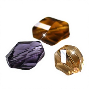 Paquete de 50 Piezas de Cuentas de Vidrio de Alta Calidad con Forma de Espiral, Facetadas, Brillantes e Irregulares para Collares y Pulseras - Product Image 3