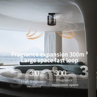 Diffuseur de parfum électrique mural OEM en aluminium 130 ml avec minuterie, pulvérisation réglable via APP, certifié CE FCC, pour usage commercial, domestique et hôtelier