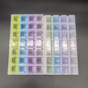 Organizador de Pastillas Semanal de Plástico, 28 Compartimentos, Estuche de Almacenamiento, Venta al Por Mayor, Personalizable, Económico - Product Image 2