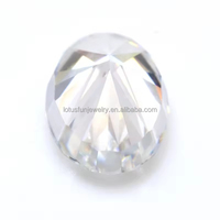 Pierre de Moissanite Ovale Blanche Personnalisée en Gros, Couleur D, Véritable, Certifiée GRA, Passe le Testeur