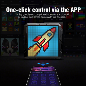Pantalla LED de espectro musical a color, éxito de ventas, 16*24 RGB, sensor de ritmo, pantalla de píxeles Bluetooth controlada por sonido electrónico - Product Image 3