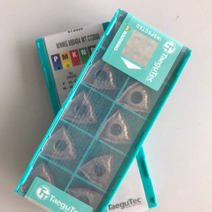 Insertos de Carburo CNC Taegutecs WNMG 080404 MT CT3000 de 20 mm, 2.0 mm, Recubrimiento PCD/PCBN/BN/CVD, HRC65, Forma Poligonal, OEM para Torneado - Product Image 4