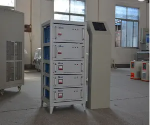 Rectificador de galvanoplastia de 10000A, 12V, diseño modular de alta corriente, IGBT, enfriamiento de aire, chapado, con interfaz PLC
