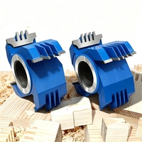 Kepala Pemotong Sambungan Jari TCT Carbide untuk Kayu Solid, Pemotong Tenon Sambungan Kayu untuk Mesin Spindle Moulder Kayu Keras, Peralatan Pertukangan Kayu