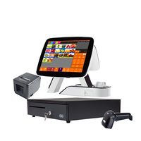 Zhongji A7D tout en un intégré dans l'imprimante POS Terminal Caisse enregistreuse pour les restaurants Magasins de détail