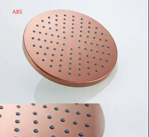 Système de robinet de douche de salle de bain à eau chaude et froide à montage mural de 8 pouces Pommeau de douche rond - Product Image 3