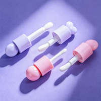 Flacon de brillant à lèvres personnalisé 4ml 5ml 6ml, tubes de gloss à lèvres mignons avec grand applicateur, conteneur cosmétique pour brillant à lèvres haute brillance OEM ODM