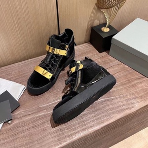Zapatos informales <span class=keywords><strong>de</strong></span> alta calidad para hombre y mujer, zapatillas altas <span class=keywords><strong>de</strong></span> cuero auténtico, tenis Unisex GZ 35-48, zapatos deportivos <span class=keywords><strong>de</strong></span> marca <span class=keywords><strong>de</strong></span> lujo 0074 - Product Image 2