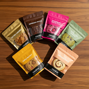 Bolsa de Embalaje Individual Personalizada con Impresión Personalizada, Reutilizable, para Pasteles y Galletas - Product Image 1