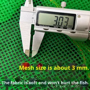 Bolsa de Red para Peces de Agua Dulce, Portátil, Mini, Simple, con Fondo Antiexplosión, Conveniente, Verde, para Protección de Carpas - Product Image 2