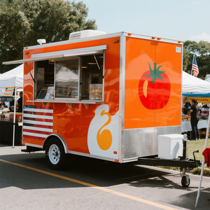 Мобильный фудтрак, полностью оборудованный прицеп для кейтеринга, передвижные торговые точки для пива, мороженого, кофе, полностью укомплектованные фуд-трейлеры - Product Image 5