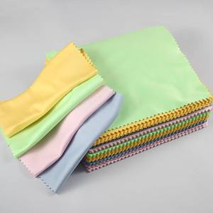 Chiffon de nettoyage <span class=keywords><strong>réutilisable</strong></span> en microfibre suédée pour lunettes de soleil, <span class=keywords><strong>anti</strong></span>-<span class=keywords><strong>buée</strong></span>, avec logo personnalisé en couleur, nettoyant pour lentilles - Product Image 5