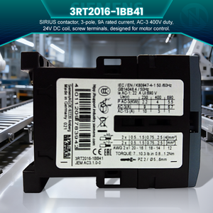 Contactores de CA Siemens Sirius 3RT 4kW 400V 9A <span class=keywords><strong>3</strong></span> Polos, Originales, Nuevos, 3RT2016-1BB41 - Product Image 4