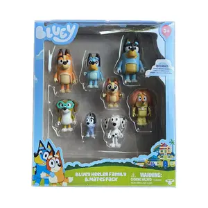Ornamenti per auto mobili per giunti per cuccioli all'ingrosso giocattoli per bambole 8 stili in scatola ornamenti per modelli di famiglia Blueys