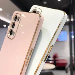 A 55 35 25 15 05S Luxury Plating Ring Holder Stand Case for Samsung Galaxy A55 A35 A25 A15 A05S <strong>4G</strong> 5G 2024 <strong>Silicone</strong> Back Cover - Product Image 6