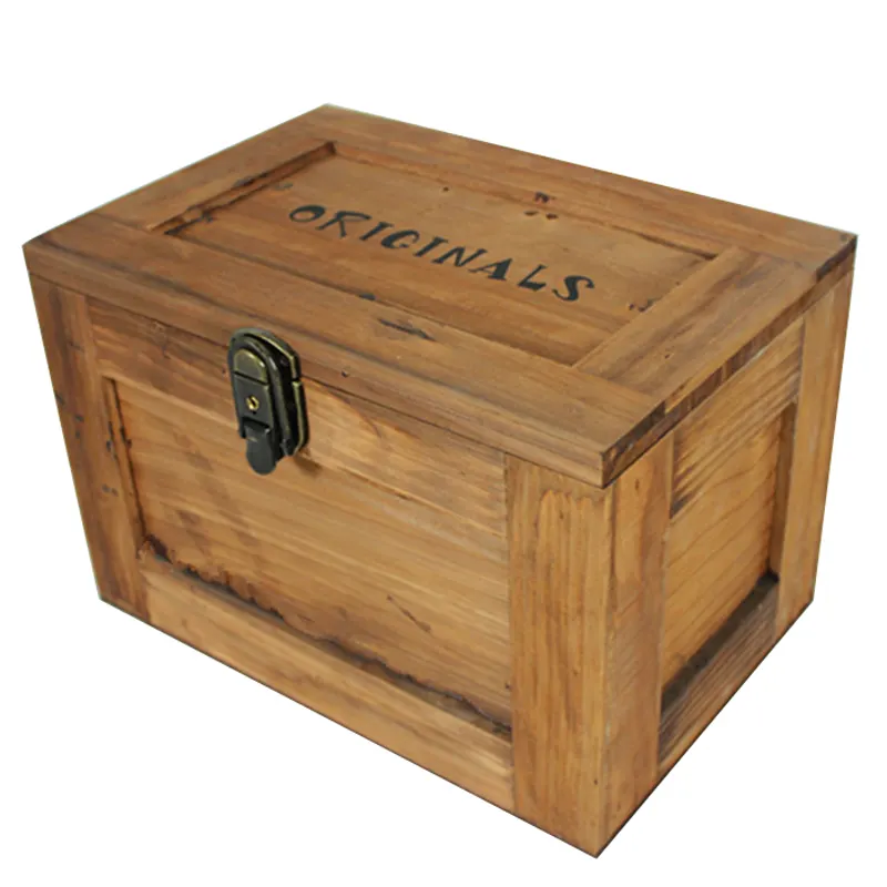 Rapide vente produits multi fonctionnelle petit bois boîte rustique boîte en bois emballage