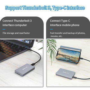 <span class=keywords><strong>Acasis</strong></span> USB4.0 40Gbps <span class=keywords><strong>NVMe</strong></span> M.2 SSD ENCLOSURE 2TB เคสอะลูมิเนียม USB Type-C พร้อมสาย40Gbps - Product Image 6