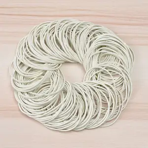 Custom White Natural Rubberbands Rubber Ring Manufacturing Elastic Rubber Bands For School Office Stationary Bundled Packing