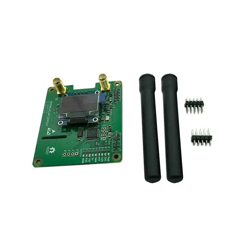 Packbox hot-mmdvm Duplex hotspot hỗ trợ P25 DMR YSF nxdn DMR khe cắm 1 và khe cắm 2 với Màn hình OLED cho Raspberry Pi