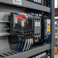 Relais électromagnétique enfichable Weidmuller RCM570615 1180800000 4PDT 4 CO 6 A 8 broches Contacts AgNi Contrôle industriel