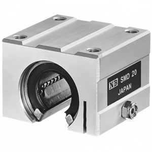 NIPPONBEARING Piliers de guidage de bloc ouvert de douille coulissante SMD de type réglable et douille de guidage avec dégagement - Product Image 1