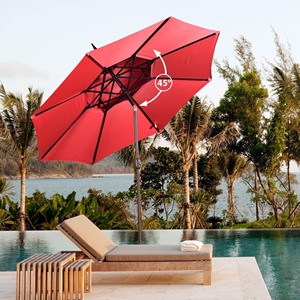 <span class=keywords><strong>Parasol</strong></span> de Patio Extérieur Jardin Parapluies Solaires Extérieur avec <span class=keywords><strong>Led</strong></span> Parasols Télécommande Extérieur Restaurant Parapluie - Product Image 2