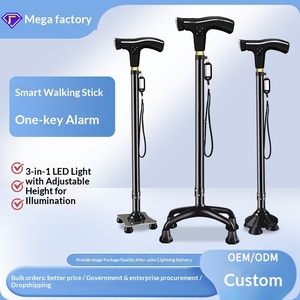 Cane Multifuncional Iluminada para Idosos 2025, Modelo Z01 Classe II, Antiderrapante e com Prevenção de Quedas - Product Image 5