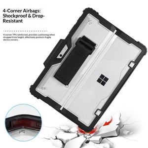 Étui de protection transparent en acrylique 7-en-1 pour tablette <span class=keywords><strong>Microsoft</strong></span> <span class=keywords><strong>Surface</strong></span> Pro 9/10/11/12 et GO 4 - Product Image 3