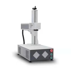 Machine de marquage laser à fibre 20w 50w JPT avec convoyeur à dispositif rotatif pour marquage de stylos - Product Image 6