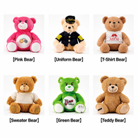 Coussin en peluche ours mignon, oreiller doux en forme d'animal pour boutiques de cadeaux, faveurs de fête, décoration intérieure et collections, production de jouets en peluche personnalisés