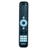 Télécommande universelle intelligente LED LCD Android TV à infrarouge HUAYU RM-L1910E pour téléviseurs TCL
