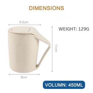 Taza <span class=keywords><strong>de</strong></span> Té <span class=keywords><strong>y</strong></span> Café Biodegradable <span class=keywords><strong>de</strong></span> Paja <span class=keywords><strong>de</strong></span> Trigo <span class=keywords><strong>y</strong></span> Plástico PP <span class=keywords><strong>de</strong></span> 450 ml, Ecológica, <span class=keywords><strong>con</strong></span> Diseño Removible, Libre <span class=keywords><strong>de</strong></span> BPA, <span class=keywords><strong>con</strong></span> <span class=keywords><strong>Filtro</strong></span> <span class=keywords><strong>y</strong></span> <span class=keywords><strong>Tapa</strong></span>, al por Mayor - Product Image 5