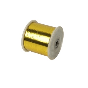 0.37Mm 1/69 ''Chiều Rộng Tùy Chỉnh Đầy Màu Sắc Kim Loại Sợi <span class=keywords><strong>Lurex</strong></span> Sợi Cho Dệt Thêu M-Loại Kim Loại Sợi Vàng Sợi - Product Image 4