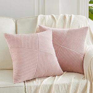 Moderner Windmühlen-Kreuz-<span class=keywords><strong>Patchwork</strong></span>-Kissenbezug, quadratischer Kissenbezug aus massivem Polyester-Cord - Product Image 3