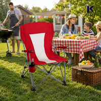 Fauteuil pliant d'extérieur confortable et simple, style populaire 2026, pour la pêche et le camping, avec sac isotherme
