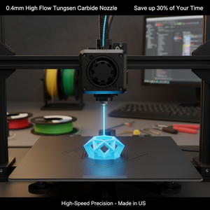 Accessori per Stampante 3D Ugello in Carburo di Tungsteno ad Alto Flusso 0,4mm-P2S Risparmia fino al 30% del Tuo Tempo Alta Velocità e Precisione Prodotto negli USA - Product Image 3